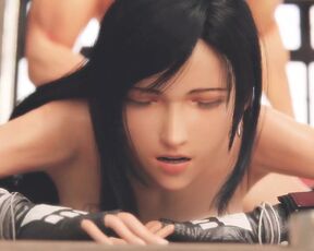 Tifa getting dicked down from behind