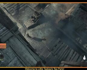 Spinning glitch - Thief video game clip from my live stream