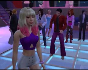 Public and group sex at a disco | Porno Game 3d