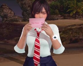 Dead or Alive Xtreme Venus Vacation Nagisa Valentine's Day Pose Cards Fanservice Appreciation