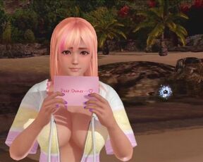 Dead or Alive Xtreme Venus Vacation Honoka Valentine's Day Pose Cards Fanservice Appreciation