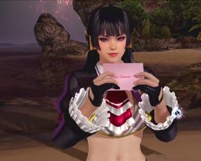 Dead or Alive Xtreme Venus Vacation Nyotengu Valentine's Day Pose Cards Fanservice Appreciation