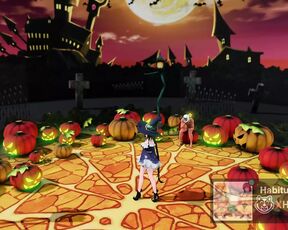 mmd r18 Happy Halloween sex party 3d hentai