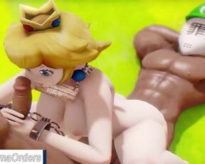 Princess Peach NTR Threesome | MakimaOrders