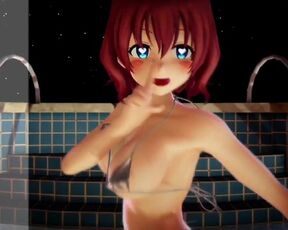 Mmd R18 Short Chan Yeah Ohh Yeah Pool Naked Party with Big Nipple