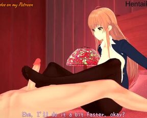 Shiina Mahiru Pantyhose Footjob Tenshi-sama Hentai Uncensored