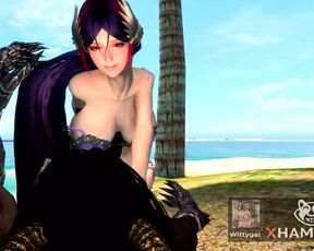 minamoto no raikou fate grand order erotic lewd public show anal 3d hentai