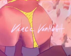 Vince Vanhogh Loop Animation (BRAZZERS YELLOW THONG)