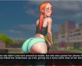 Taffy Tales [v0.89.8b] [UberPie] athletic beauty girl shows off her elastic ass