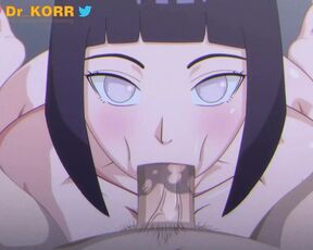 Hinata POV blowjob - Dr.Korr voiced hentai series