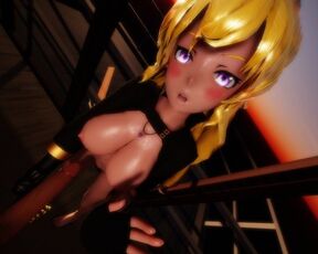 RWBY - Yang Standing HJ [4K HENTAI UNCENSORED MMD]