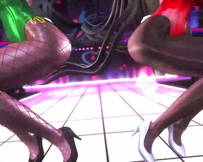 Phut Hon Dance in Bunnysuit + Cowgirl Sex (3D HENTAI)