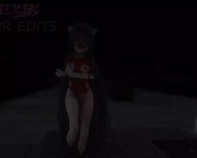 Kamikaze Hentai Dance Kantai Collection Torn Clothes 3D - Black Hair Color Edit Smixix