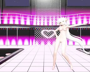 Kiyohime Hentai Dance Fate Grand Order MMD 3D - White Hair Color Edit Smixix