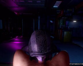 Tali Mass effect POV blowjob