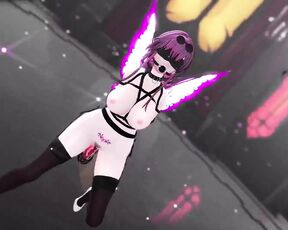 Honkai Star Rail Kafka Hentai Insect Bondage Nude Blind Dance MMD 3D Purple Wings Color Edit Smixix