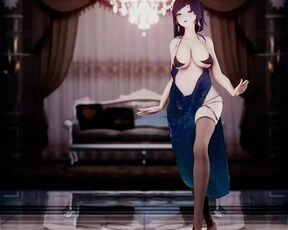 Sexy Dance In Hot Dress (3D HENTAI)