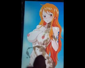 Huge cum load tribute for Nami One Piece 8