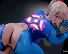 Samus jiggly butt doggystyle vaginal fucked (sfm funtime) [Metroid]