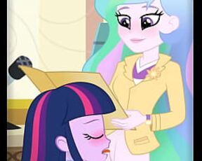 Twilight is Celestia's Favourite Student~! MLP Animation With Voice Acting (Artist: RandomTripleS)