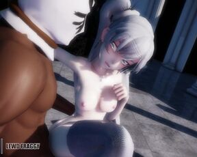 RWBY - Weiss Schnee Saggitarius Pleasure [4K UNCENSORED HENTAI]