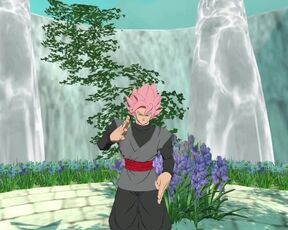 Goku Black from Dragon Ball z Singing and Dancing