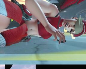 Mercy Lifeguard ragdoll ryona - Overwatch 2