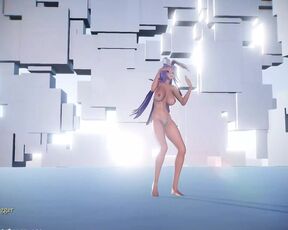 Bunny Girl Full Nude Dance (3D HENTAI)