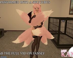 CAT GIRL begs to be free from CAGE! VTUBER TURNS SUCCUBUS to fully thank your COCK!!!