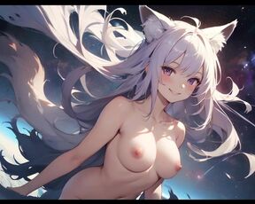 Beautiful Naked FoxGirl [3]