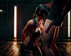 QUIET GIVES VERY GOOD BLOWJOBS! | Metal Gear [HD] 3D Animation |