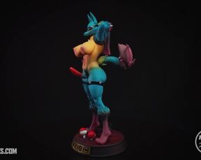 pokemon Lucario Futa resine figura