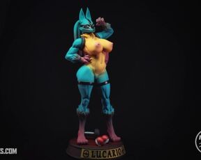 Lucario resine figure