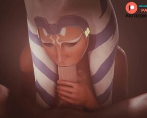 AHSOKA TANO BLOWGOB AND CUM ON FACE / HOTTEST SFM ANIMATION 4K 60FPS!