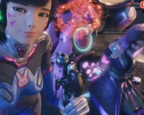 OVERWATCH HENTAI STORY SOMBRA HACK D.VA MECH | Overwatch Hentai 60 FPS High Quality 3D Animated 4K