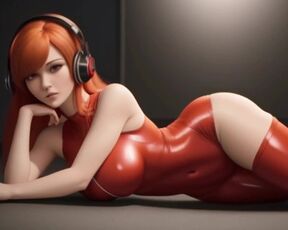 Sexy latex suits compilation (A.I. generated and animated) spandex anime