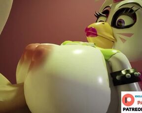 CUTE FURRY ANIMATRONIC GIRL DO HOT TITSJOB AND CREAMPIE FUCKING | AMAZING FNAF CHICA HENTAI ANIMATED