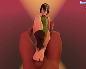 Toph Footjob