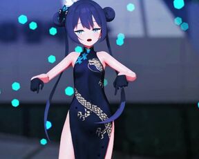 【MMD R18 Blue Archive/4k】 ~《Ryuuge Kisaki (竜華キサキ) 》 ~《『热爱105℃的你』》