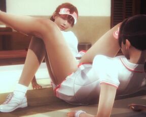 School Lesbian Tennis Girls Tribbing