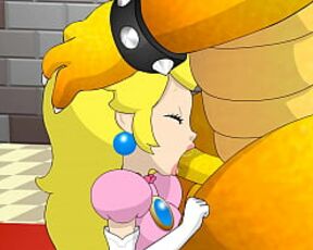 Princess Peach : Blowjob by Neonmonkey