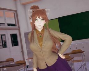 DDLC: Futa Monika | Taker POV