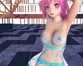 【MMD】PiNK CAT 【TOUHOU】R - 18