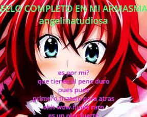 joi tu compañera de estudio te hace la paja, instrucciones para masturbarse anime hentai TRAILER RIAS GREMORY