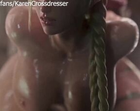 blonde oiled milf rough anal fucking sfm