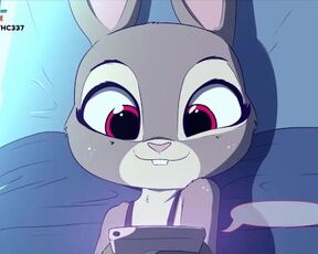 JUDY HOPPS MAKES HIM BECK FROM THE WORK ???? ZOOTOPIA HENTAI STORY