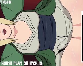 Hole House Gameplay Tsunade Milf Dripping Creampie Moaning Orgasm