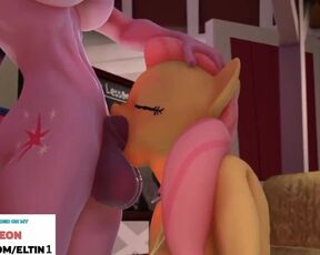 Fluttershy Do Deep Futanari Blowjob In Barn | Best Futa Furry Hentai 4k