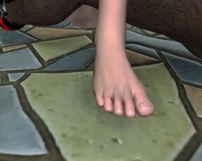 Belle D's heavenly toes and feet