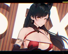 Azur Lane - Atago Sexy Nude K-Pop Dance